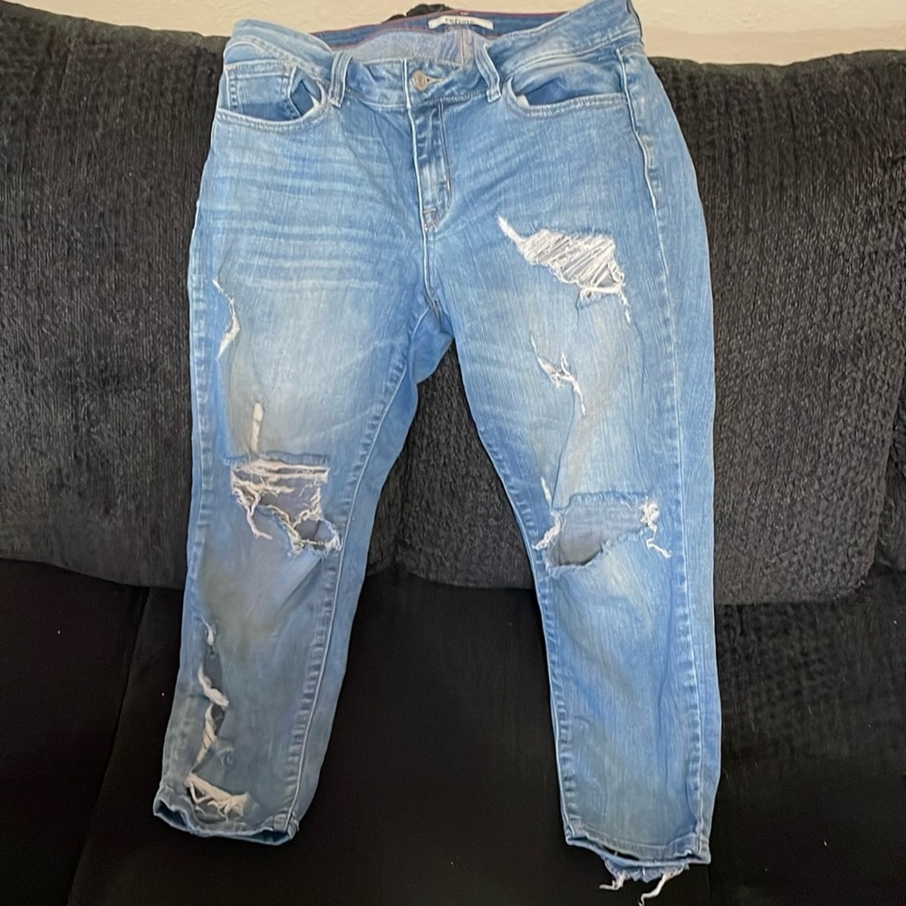 Refuge, size 8, light blue